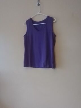 C9 by Champion Purple V-Neck Women's Tank, Sz L